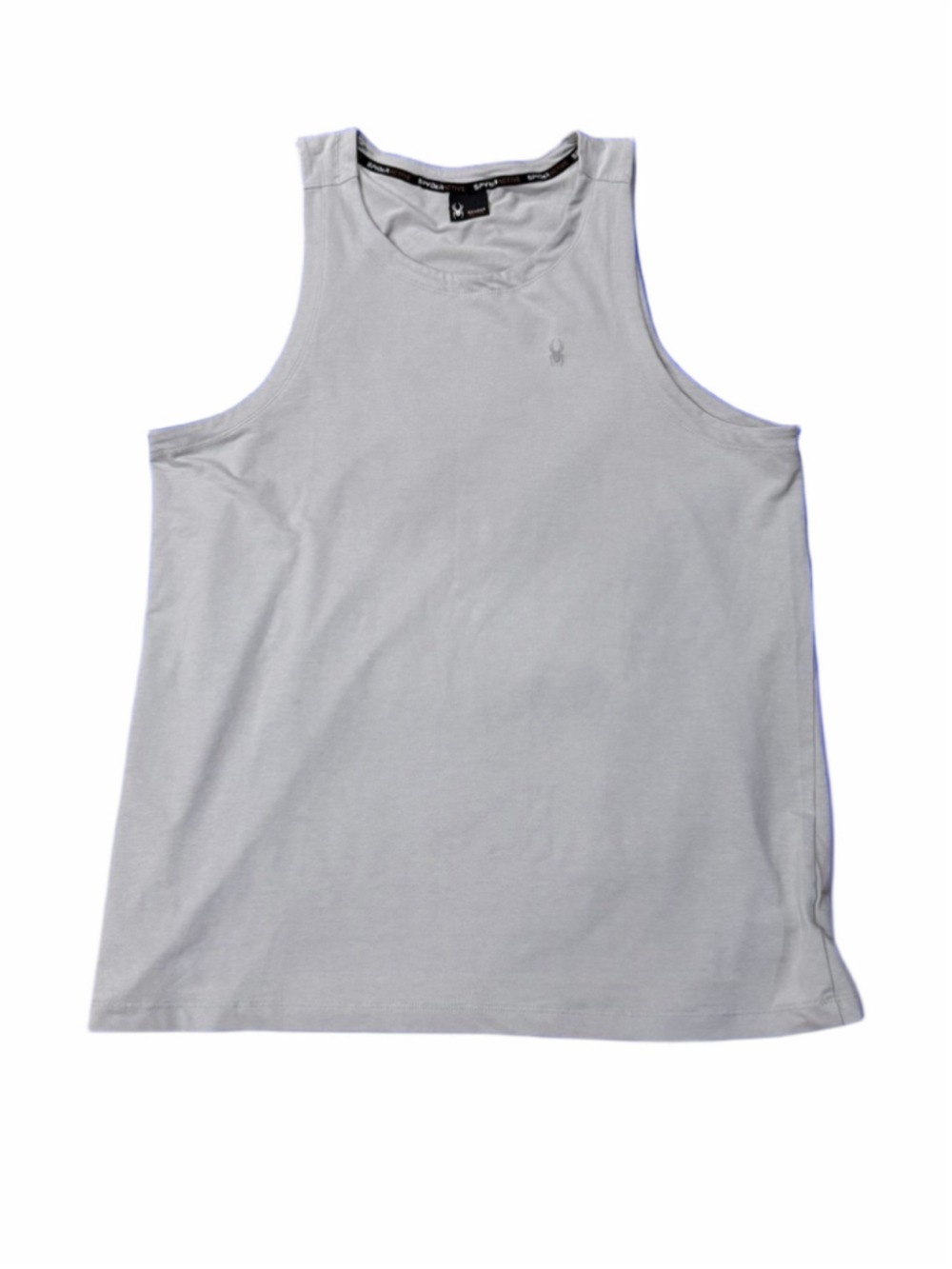 Spyder Men's Athletic Tank Top Large Light Gray